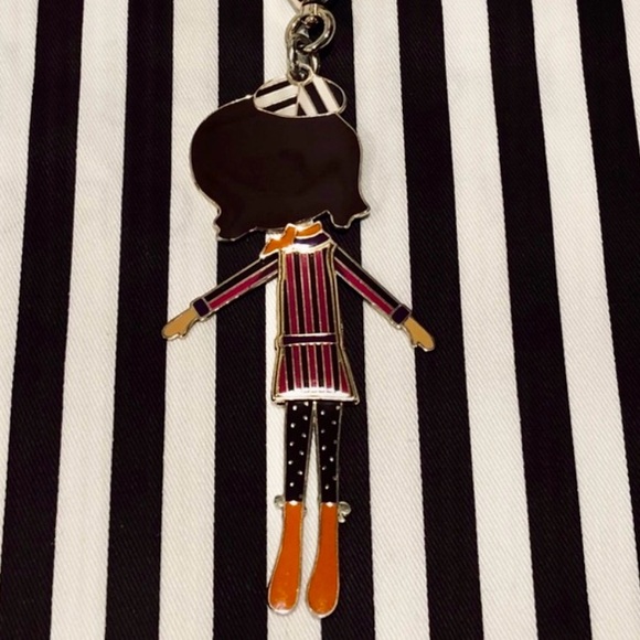 AUTHENTIC HENRI BENDEL GIRL KEY FOB / KEY CHAIN - Picture 2 of 2
